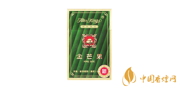 金芒果硬綠多少錢(qián)一盒 綠金芒果香煙價(jià)格表圖一覽