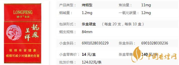 嬌子硬龍鳳呈祥價(jià)格多少錢(qián)一包 嬌子硬龍鳳呈祥價(jià)格表查詢(xún)